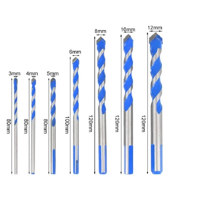 7PCS 3-12mm Drill Tool Multifunctional Drill Bits Hard Alloy Hole Expansion Drill Ceramic Glass Punching Hole Woodworking Tools
7PCS 3-12mm Drill Tool Multifunctional Drill Bits Hard Alloy Hole Expansion Drill Ceramic Glass Punching Hole Woodworking Tools