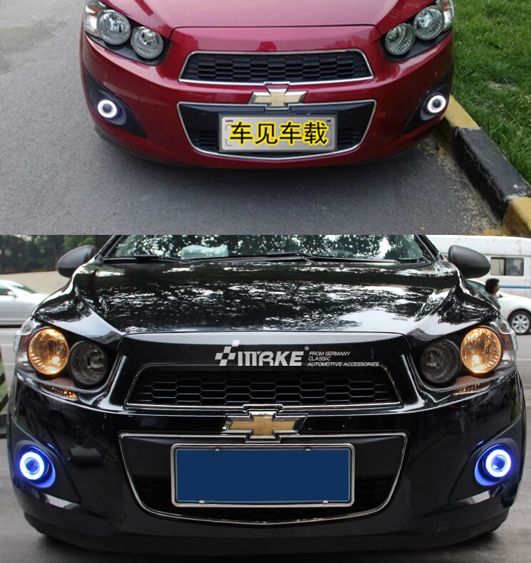 Eosuns Cob Angel Eye Led Daytime Running Light Drl + Halogen Fog Light + Projector Lens for Chevrolet Aveo Sonic
Eosuns Cob Angel Eye Led Daytime Running Light Drl + Halogen Fog Light + Projector Lens for Chevrolet Aveo Sonic