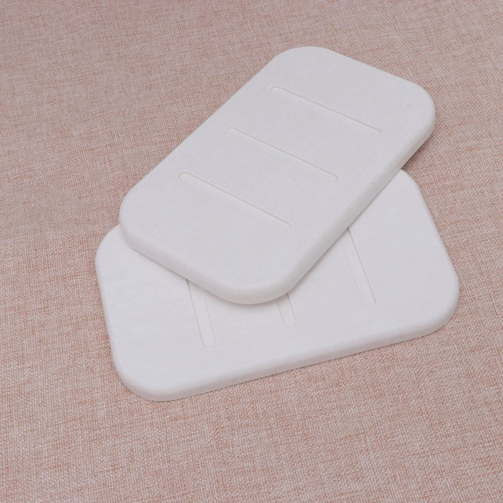 2Pcs Simple Natural and Fast Water Absorption Pad Prevent Slippery Bathroom Soap Pad White
2Pcs Simple Natural and Fast Water Absorption Pad Prevent Slippery Bathroom Soap Pad White