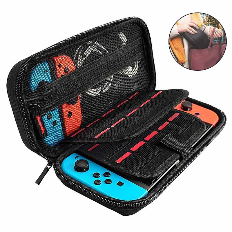 Portable Travel Hard Nylon Case Protective Pouch Shell Carrying Bag For Nintendo Switch Anti-drop Protection Four-corner Handbag
Portable Travel Hard Nylon Case Protective Pouch Shell Carrying Bag For Nintendo Switch Anti-drop Protection Four-corner Handbag