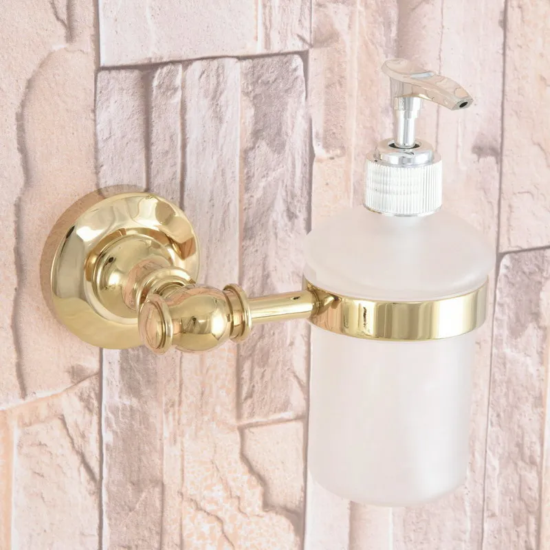 Gold Color Brass Wall Mounted Kitchen Bathroom Sink Basin Accessory Glass Soap Dispenser aba307
Gold Color Brass Wall Mounted Kitchen Bathroom Sink Basin Accessory Glass Soap Dispenser aba307