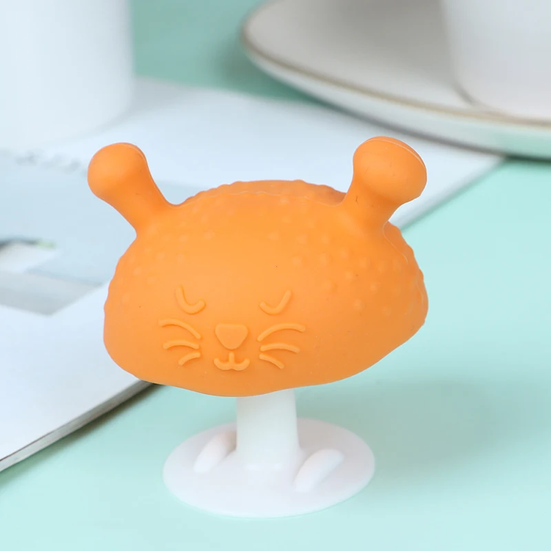 Baby Silicone Teethers Newborn Cartoon Small Mushroom Teething Toy Multifunction Chewable Teethers Infant Nursing Appease Nipple
Baby Silicone Teethers Newborn Cartoon Small Mushroom Teething Toy Multifunction Chewable Teethers Infant Nursing Appease Nipple