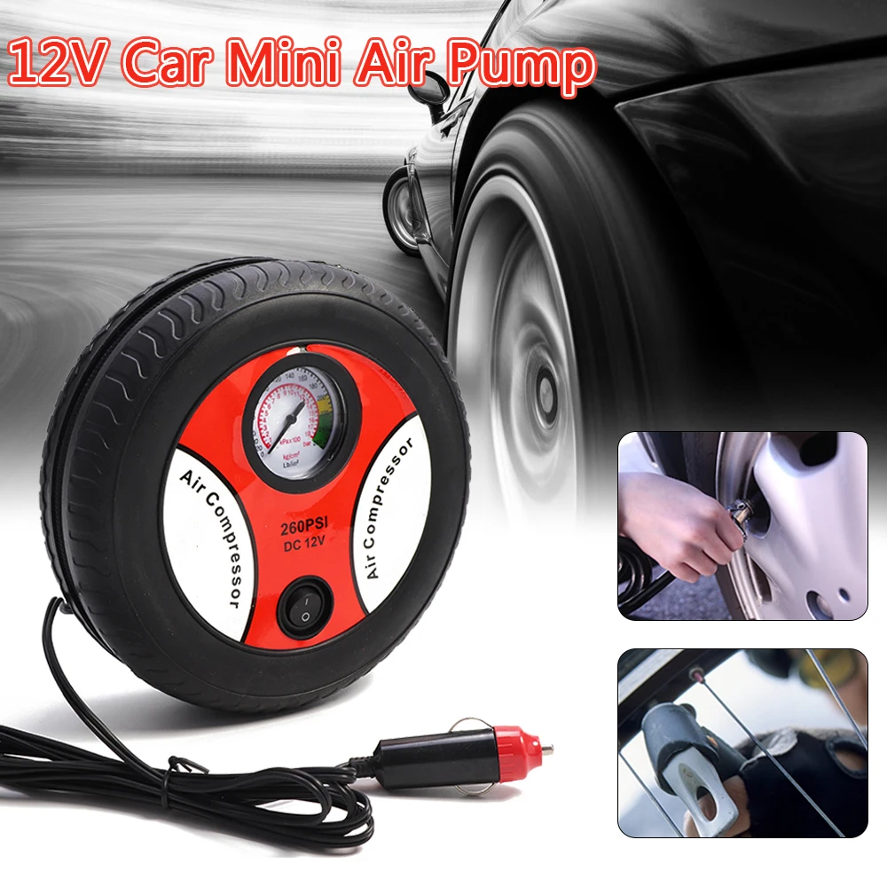 Car Tire Inflator 12V Mini Household Compact and Portable Easy to Use Car Air Compressor for Car Motorcycles Bicycles(540 Motor)
Car Tire Inflator 12V Mini Household Compact and Portable Easy to Use Car Air Compressor for Car Motorcycles Bicycles(540 Motor)
