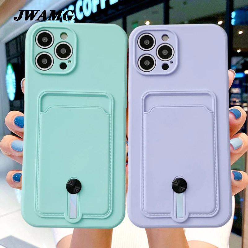 New Candy Color Wallet Card Case For iPhone 13 11 12 Pro Max XR XS Max 7 8 Plus X SE 2020 Soft Silicone Shockproof Cover Coque
New Candy Color Wallet Card Case For iPhone 13 11 12 Pro Max XR XS Max 7 8 Plus X SE 2020 Soft Silicone Shockproof Cover Coque