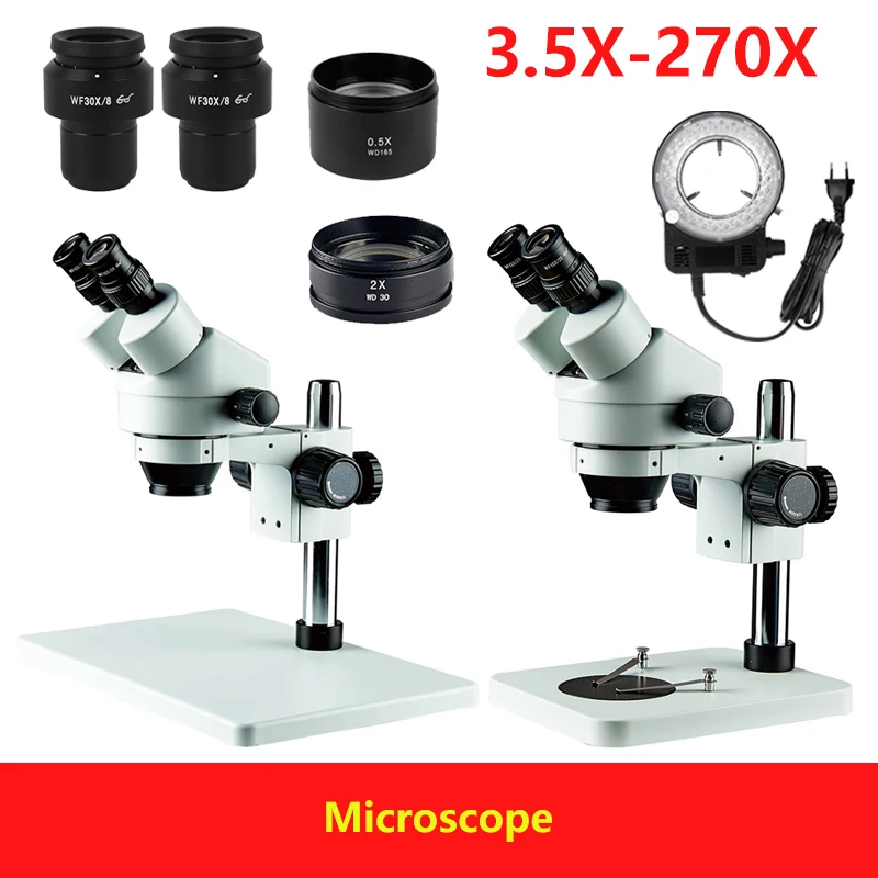 Бинокулярный микроскоп с окуляром, 3,5x-180X
Бинокулярный микроскоп с окуляром, 3,5x-180X