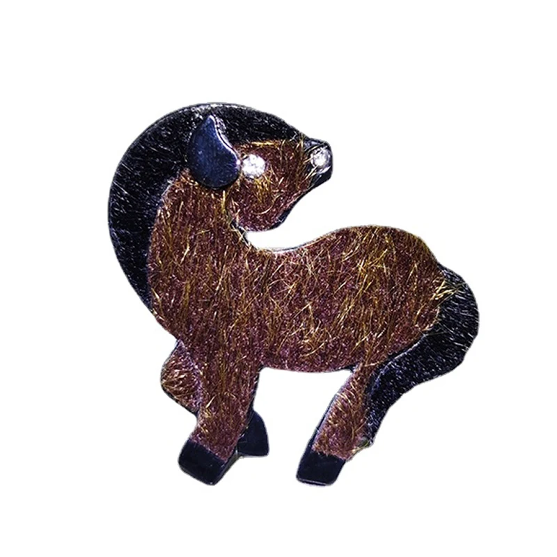 Blucome New Acrylic Leather Animal Brooch Cute Horse Pins for Women Men Children Suit Scarf Hat Pins Jewelry New Year Gift
Blucome New Acrylic Leather Animal Brooch Cute Horse Pins for Women Men Children Suit Scarf Hat Pins Jewelry New Year Gift