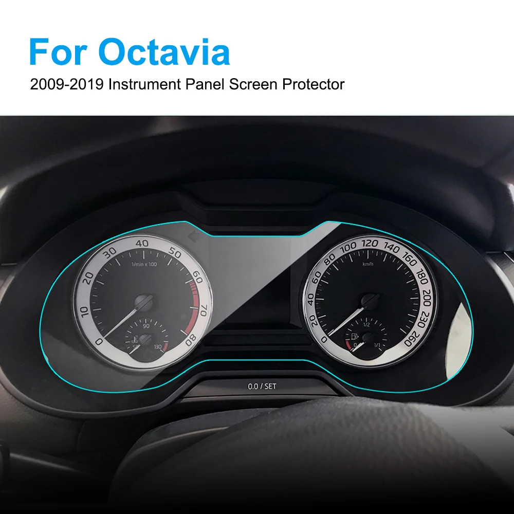 Защитная пленка для экрана приборной панели автомобиля Skoda Octavia 2009 2019 мембрана
