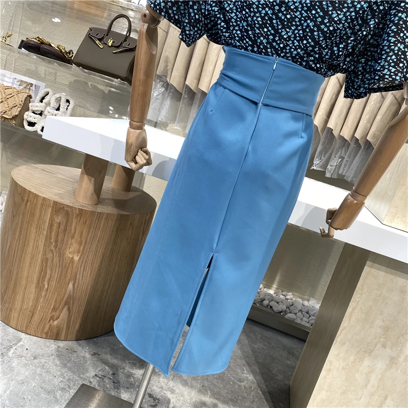 Women Solid Color Skirt High Waist Slim Waist Skirt Women's Design Fashion Irregularly Slimming Cover Skirt
Women Solid Color Skirt High Waist Slim Waist Skirt Women's Design Fashion Irregularly Slimming Cover Skirt