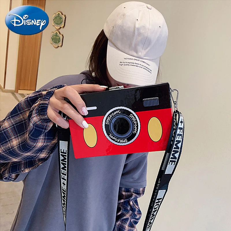 Disney женская сумка через плечо для камеры PU модные сумки 2019 прозрачная мессенджер