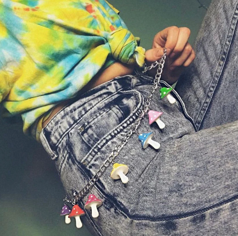 Trendy Cartoon Color Mushroom Necklace Personality Cute Necklace Girl Daily Charm Chain On Jeans Chic Christmas Gift 
Trendy Cartoon Color Mushroom Necklace Personality Cute Necklace Girl Daily Charm Chain On Jeans Chic Christmas Gift