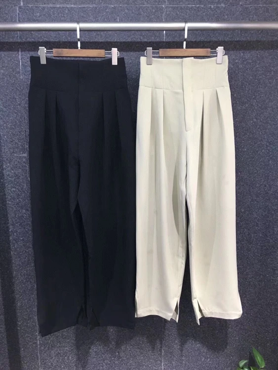 2021 new women fashion solid color decoration elasticated all-match suit trousers casual pants 1103
2021 new women fashion solid color decoration elasticated all-match suit trousers casual pants 1103