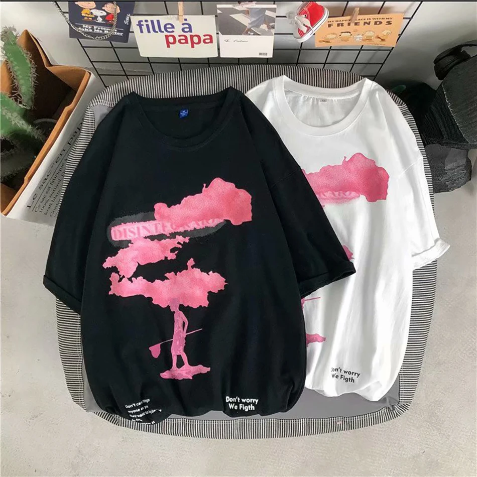 GMCC 2021 Harajuku Summer T-Shirt Hip Hop Streetwear Loose Short Sleeve Creative Graffiti Printing Men's T Shirt
GMCC 2021 Harajuku Summer T-Shirt Hip Hop Streetwear Loose Short Sleeve Creative Graffiti Printing Men's T Shirt
