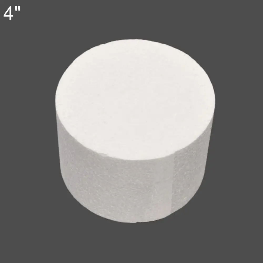 New White 4/6/8 Inch Round Styrofoam Foam Cake Dummy Sugar Craft Decor Model Cake DIY Cake Decorating Tips Fondant Pastry Tools
New White 4/6/8 Inch Round Styrofoam Foam Cake Dummy Sugar Craft Decor Model Cake DIY Cake Decorating Tips Fondant Pastry Tools