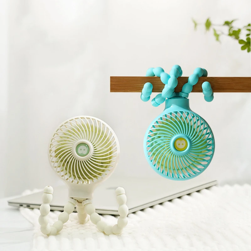 Mini Cute Portable Hanging Octopus Shape Stand Fan Adjustable Handheld Foldable USB Charging Fan For Baby Stroller Student Use
Mini Cute Portable Hanging Octopus Shape Stand Fan Adjustable Handheld Foldable USB Charging Fan For Baby Stroller Student Use