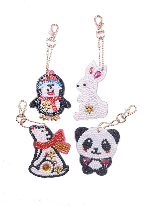 5D Cartoon Animal Modeling Diamond Painting Keychain Kit DIY Craft Kit Embroidery Pendant Keychain Accessories
5D Cartoon Animal Modeling Diamond Painting Keychain Kit DIY Craft Kit Embroidery Pendant Keychain Accessories