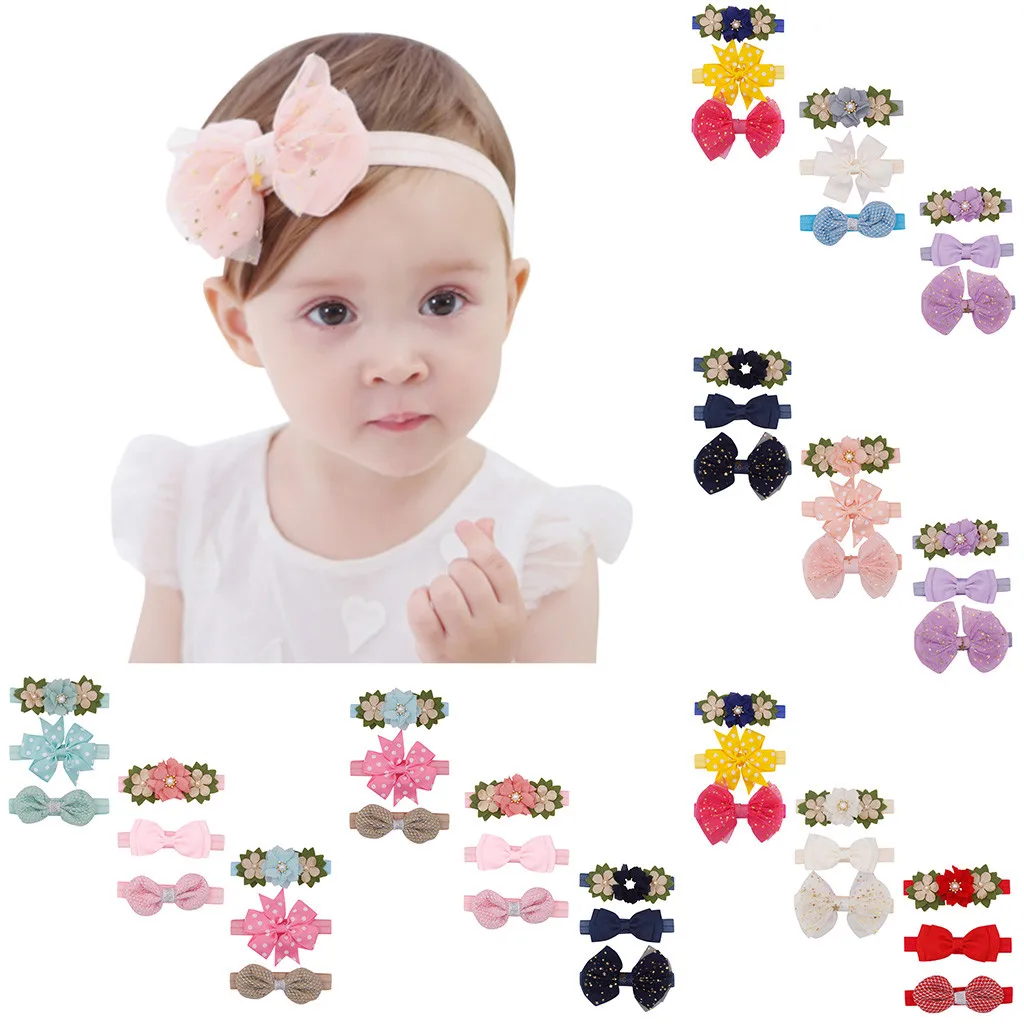 New 3pcs Kids Elastic Floral Headband Hair Girls Baby Bowknot Hairband Set Girls Elastic Headwrap Hair Accessories Головн Убор#g
New 3pcs Kids Elastic Floral Headband Hair Girls Baby Bowknot Hairband Set Girls Elastic Headwrap Hair Accessories Головн Убор#g
