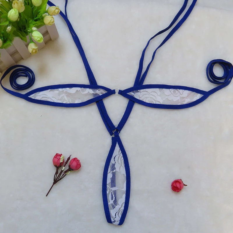 Women See Through Lace Micro Bikini Set Sexy Transparent G String Beach Sunbath Swimwear Exotic Clubwear Costumes Bathing Suit
Women See Through Lace Micro Bikini Set Sexy Transparent G String Beach Sunbath Swimwear Exotic Clubwear Costumes Bathing Suit
