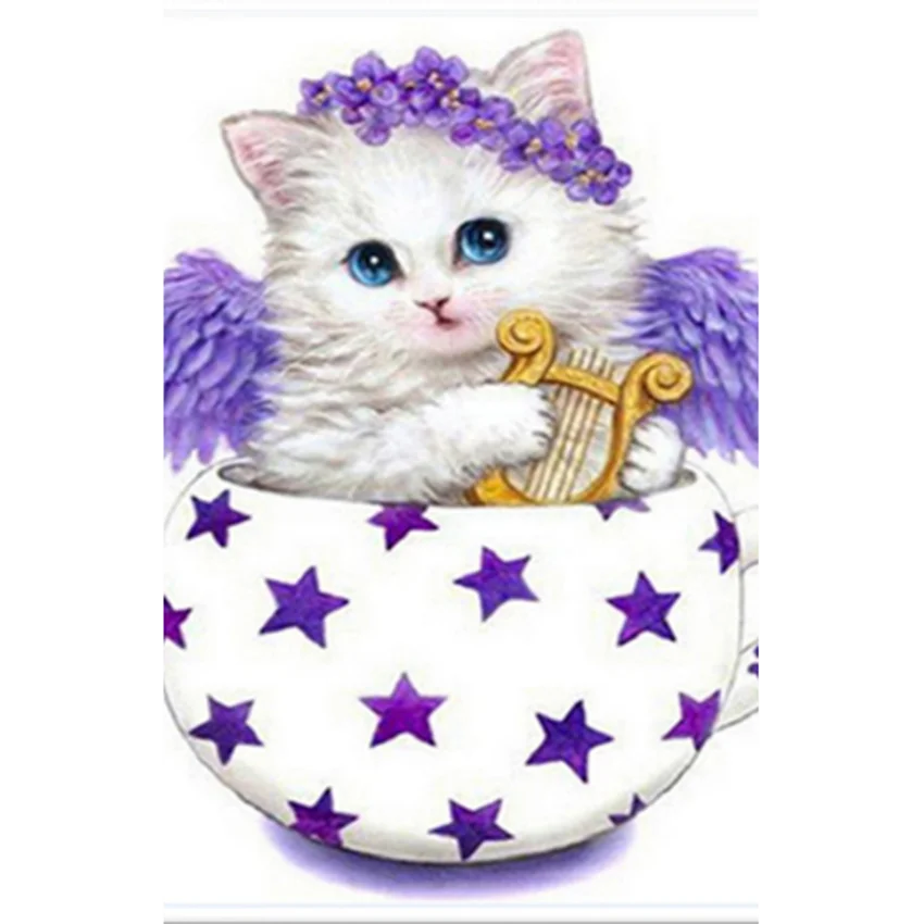 5D DIY Diamond Painting Square Round Diamond Animal Painting Cute Kitty Painting Cross Stitch Kit Mosaic Art Picture Gift BM365
5D DIY Diamond Painting Square Round Diamond Animal Painting Cute Kitty Painting Cross Stitch Kit Mosaic Art Picture Gift BM365