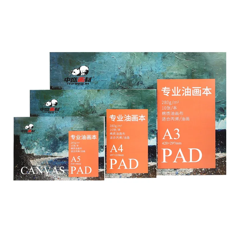 Thicken 280g Oil Canvas Painting Pad Book 10 Sheets Beginners Practice For Drawing Acrylic Paper Artist Paint Tool Art Supplies 
Thicken 280g Oil Canvas Painting Pad Book 10 Sheets Beginners Practice For Drawing Acrylic Paper Artist Paint Tool Art Supplies