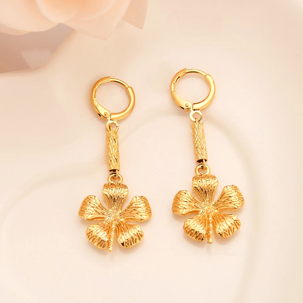 New Classic Elegant Flower Drop Earrings For Women Top Quality Gold Color Earrings Arab African Jewelry
New Classic Elegant Flower Drop Earrings For Women Top Quality Gold Color Earrings Arab African Jewelry