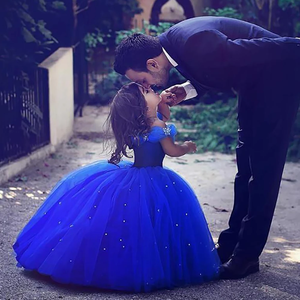 Newest Design Custom Made Long Princess Cinderella Flower Girl Dresses Off-the-shoulder Floor Length Ball Gown Blue Kids Pageant
Newest Design Custom Made Long Princess Cinderella Flower Girl Dresses Off-the-shoulder Floor Length Ball Gown Blue Kids Pageant