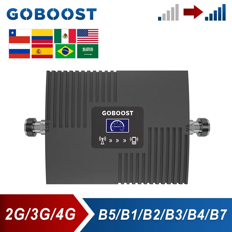 Усилитель сотовой связи GOBOOST 2G CDMA 850 UMTS 2100 4G LTE AWS 1700 DCS 1800 1900 2600 МГц усилитель