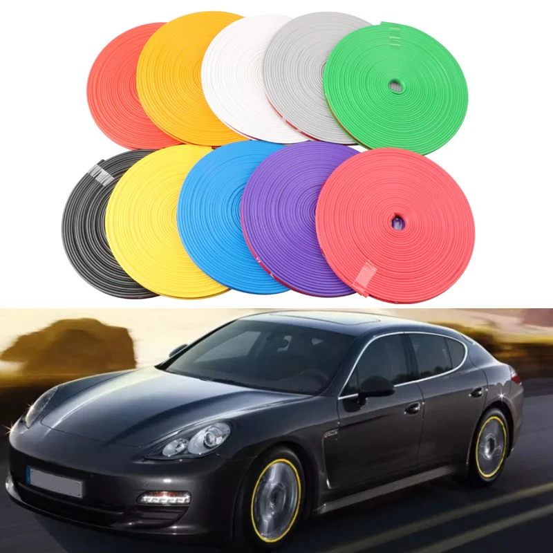 Car Tire Anti-collision and Anti-scratch Protection Sticker PVC Wheel Outer Ring Decorative Strip Car Decoration Accessories
Car Tire Anti-collision and Anti-scratch Protection Sticker PVC Wheel Outer Ring Decorative Strip Car Decoration Accessories