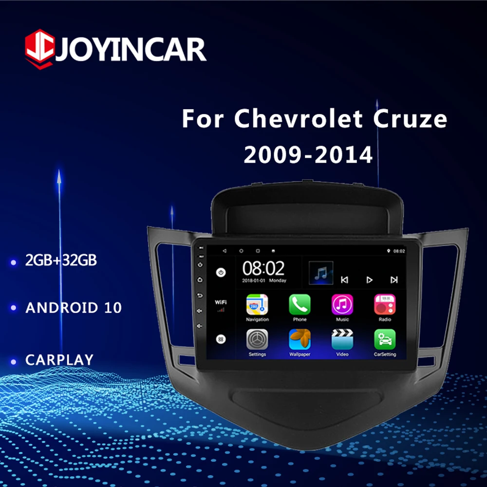 9 дюймов автомобиля android 10 1 мультимедийный видеоплеер для Chevrolet Cruze 2009-2014 радио