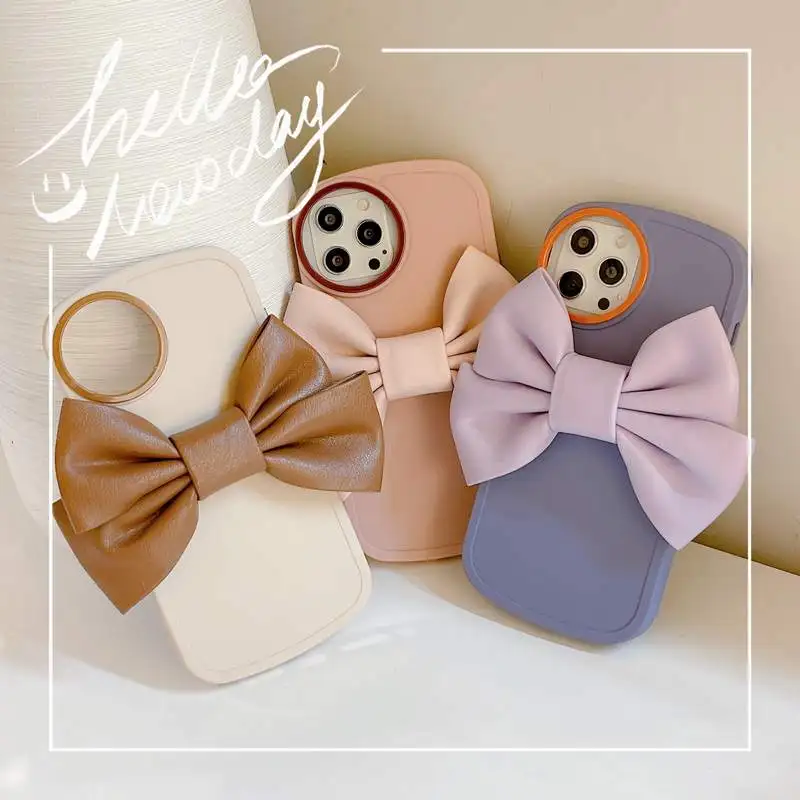 Phone Case Cover For Apple iPhone 7 8 Plus 13 11 12 Pro Max XR XS Max Lovely Pure Candy Color Soft TPU PU Bowknot Cases Shell
Phone Case Cover For Apple iPhone 7 8 Plus 13 11 12 Pro Max XR XS Max Lovely Pure Candy Color Soft TPU PU Bowknot Cases Shell