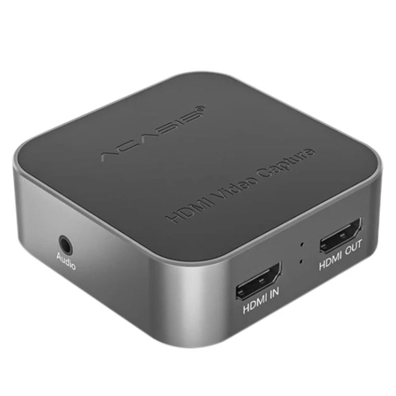 Приставка для видеозахвата Acasis USB 3,0 с HDMI на USB-C 1080P Hd, карта для ТВ, ПК, Ps4, переключение игр, прямая трансляция
Приставка для видеозахвата Acasis USB 3,0 с HDMI на USB-C 1080P Hd, карта для ТВ, ПК, Ps4, переключение игр, прямая трансляция