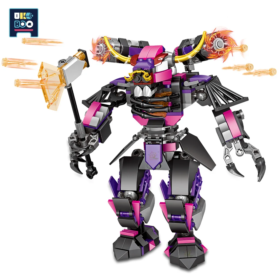 UKBOO 408PCS Military Combat Bull Demon King Mecha Warrior Robot Building Blocks City Weapon Figures Bricks Set Toy for Children
UKBOO 408PCS Military Combat Bull Demon King Mecha Warrior Robot Building Blocks City Weapon Figures Bricks Set Toy for Children