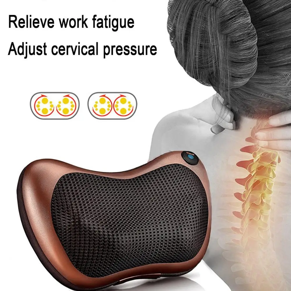 Massager Dual-use Household Car Neck Foot Cervical Massage Waist Back Body Electric Massage Pillow Cushion Infrared Heated
Massager Dual-use Household Car Neck Foot Cervical Massage Waist Back Body Electric Massage Pillow Cushion Infrared Heated