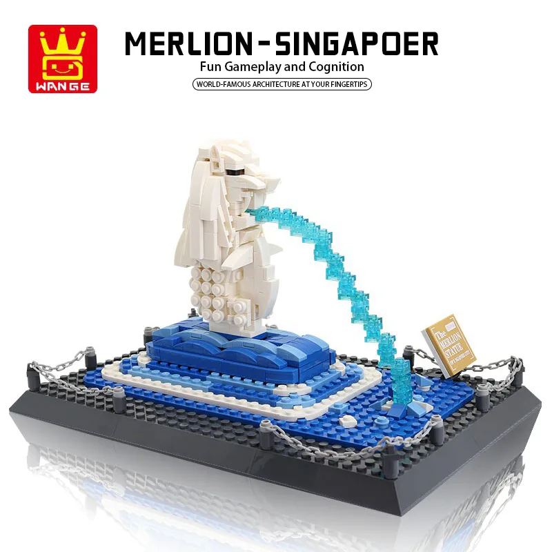 The Singapore Merlion World Famous Building Blocks Street View Toys Architecture Model Bricks Block Children Toy Collection Gift
The Singapore Merlion World Famous Building Blocks Street View Toys Architecture Model Bricks Block Children Toy Collection Gift