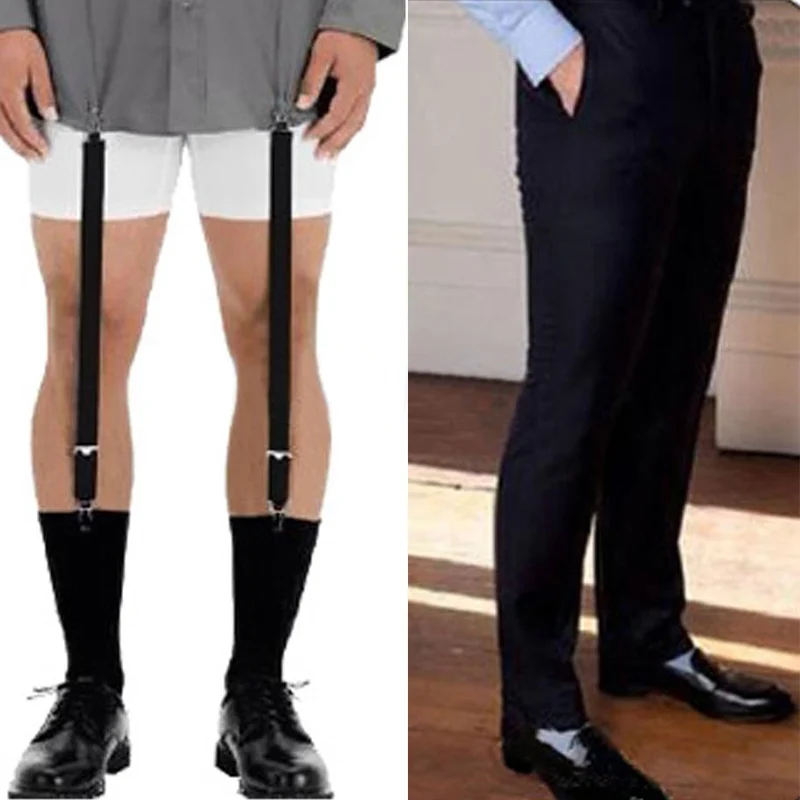 1 Pair Leg Elastic Men Shirt Suspenders Garter Holder Business Shirt Stays Locking Garters Suspenders Braces Clip
1 Pair Leg Elastic Men Shirt Suspenders Garter Holder Business Shirt Stays Locking Garters Suspenders Braces Clip