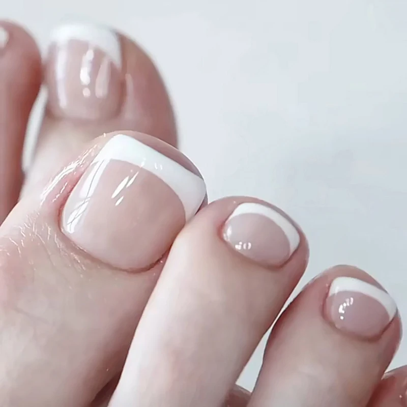 24pcs Press on Toenails Patch French Removable Short Paragraph Detachable Nude Color Manicure Full Finished False ToeNails Patch
24pcs Press on Toenails Patch French Removable Short Paragraph Detachable Nude Color Manicure Full Finished False ToeNails Patch