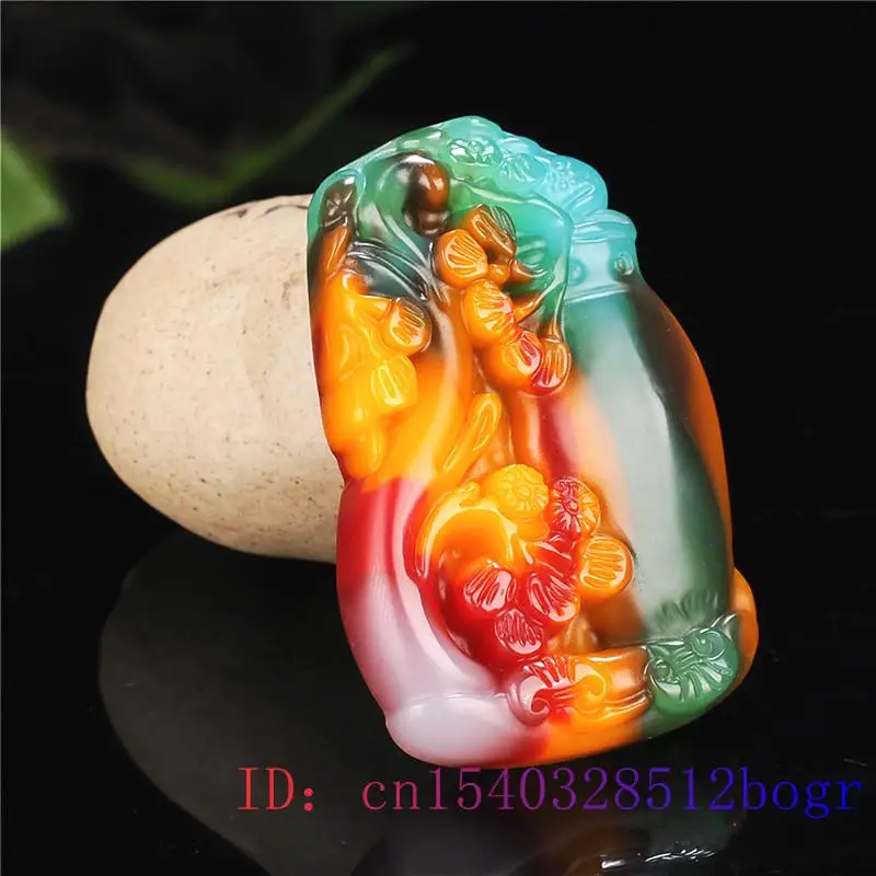 Color Jade Vase Pendant Necklace Chinese Carved Fashion Women Jewelry Men Charm Amulet Gifts Natural Jadeite 
Color Jade Vase Pendant Necklace Chinese Carved Fashion Women Jewelry Men Charm Amulet Gifts Natural Jadeite