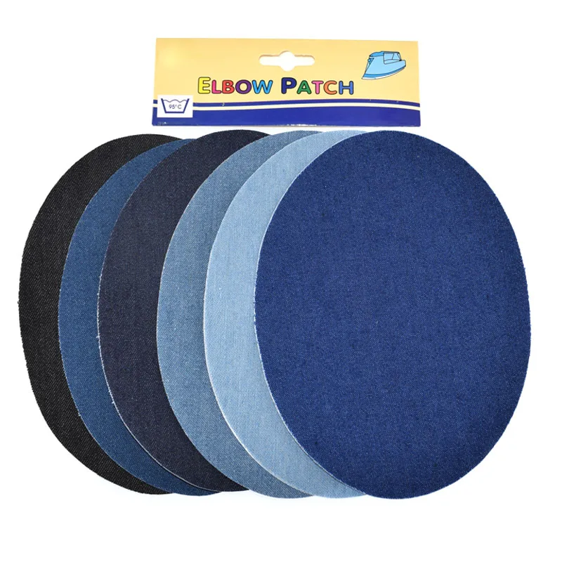 2Pcs Denim Oval Patches Heat Transfers Iron On Sew On Repair Jeans Elbow Knee Back Patch For Clothing Stickers Decoration11x14cm
2Pcs Denim Oval Patches Heat Transfers Iron On Sew On Repair Jeans Elbow Knee Back Patch For Clothing Stickers Decoration11x14cm
