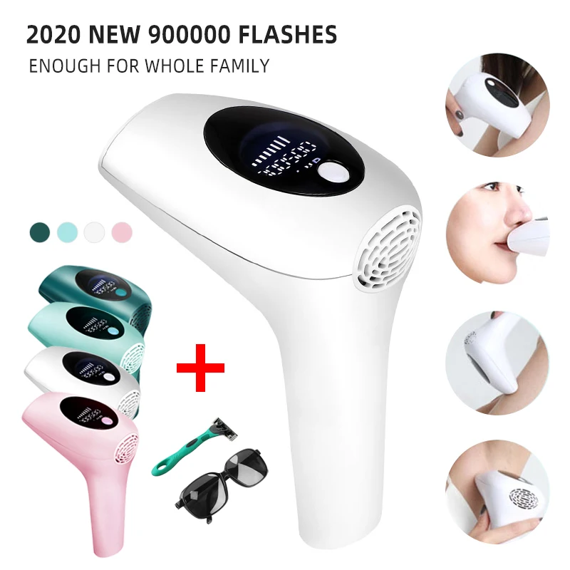 900000 flash IPL Laser Depilator professional permanent LCD laser hair removal Photoepilator women painless hair remover machine
900000 flash IPL Laser Depilator professional permanent LCD laser hair removal Photoepilator women painless hair remover machine