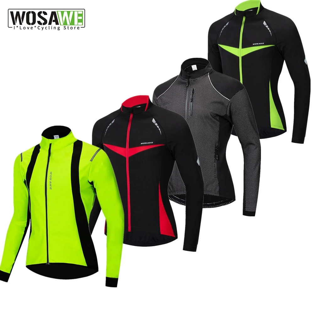 WOSAWE термальная флисовая велосипедная куртка Maillot Ciclismo зимняя теплая Мотокросс MTB