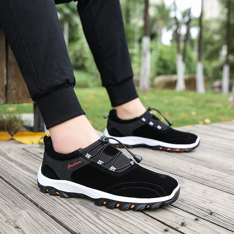 Men Climbing Mountain Shoe Outdoor New Suede Trekking Hiking Shoes for Men Waterproof Hiking Sneakers Elastic Band Male Footwear
Men Climbing Mountain Shoe Outdoor New Suede Trekking Hiking Shoes for Men Waterproof Hiking Sneakers Elastic Band Male Footwear