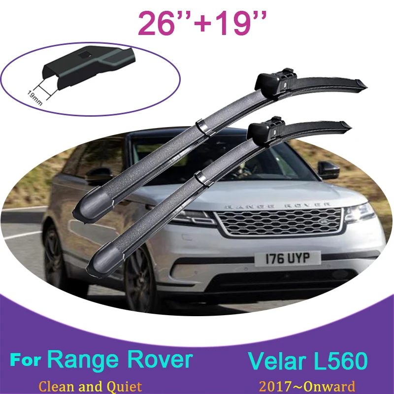 for Range Rover Velar L560 Electric 2017~ 2021 P250 P340 P380 P400 Front Windshield Windscreen Frameless Wipers Car Accessories
for Range Rover Velar L560 Electric 2017~ 2021 P250 P340 P380 P400 Front Windshield Windscreen Frameless Wipers Car Accessories