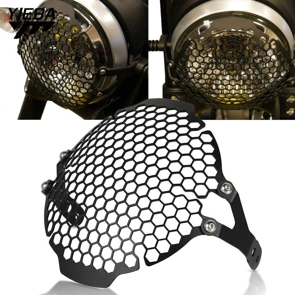 For Ducati Scrambler Icon 2015-2021 2020 Icon Dark Motorcycle Headlight Guard Grille Head light Protector Lamp Grid Cover Part
For Ducati Scrambler Icon 2015-2021 2020 Icon Dark Motorcycle Headlight Guard Grille Head light Protector Lamp Grid Cover Part