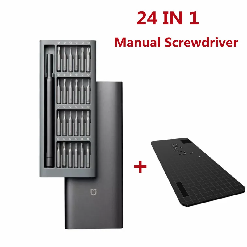 XIAOMI 24 In 1 Screwdriver Set Magnetic Phillips Torx Hex Precision Screw Bits Removable Household Repair Hand Tools for Phone
XIAOMI 24 In 1 Screwdriver Set Magnetic Phillips Torx Hex Precision Screw Bits Removable Household Repair Hand Tools for Phone