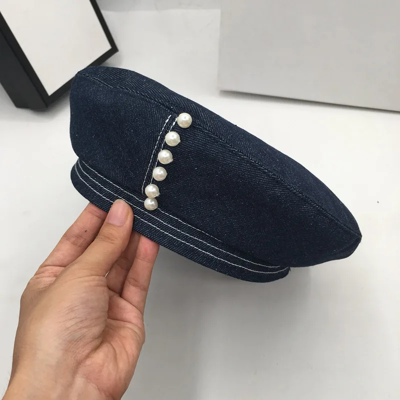 The spring and autumn period the summer new pearl beret bud cowboy Japanese han edition joker sweet vogue tide
The spring and autumn period the summer new pearl beret bud cowboy Japanese han edition joker sweet vogue tide