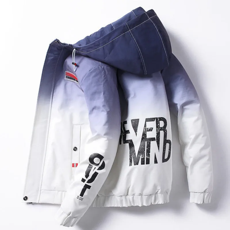 Jaqueta com capuz masculina, blusão corta-vento, primavera, estilo hip hop, patchwork, cor gradiente
Jaqueta com capuz masculina, blusão corta-vento, primavera, estilo hip hop, patchwork, cor gradiente