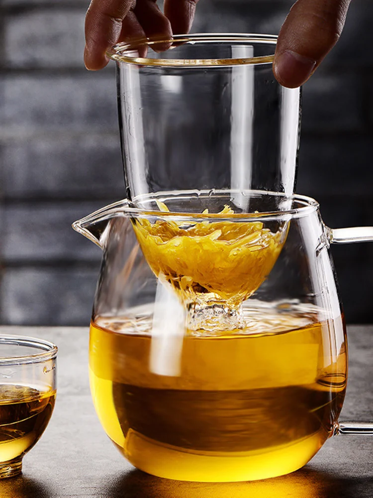 1 Pcs 600ml Clear Glass Teapot Kettle Tea Pot With Removable Infuser Heat Resistant Handle Flower Coffee Glass Teaware Gift
1 Pcs 600ml Clear Glass Teapot Kettle Tea Pot With Removable Infuser Heat Resistant Handle Flower Coffee Glass Teaware Gift