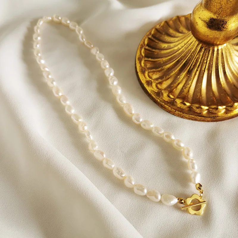 925 Sterling Silver French Simple Freshwater Pearl Clavicle Chain Necklace Women Light Luxury Temperament Mother Day Jewelry
925 Sterling Silver French Simple Freshwater Pearl Clavicle Chain Necklace Women Light Luxury Temperament Mother Day Jewelry
