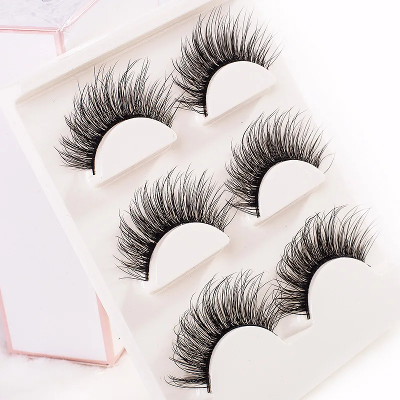 3D Mink False Eyelashes 3 Pairs Of three Dimensional Thick Soft Eyelashes Long Lasting Waterproof Makeup
3D Mink False Eyelashes 3 Pairs Of three Dimensional Thick Soft Eyelashes Long Lasting Waterproof Makeup