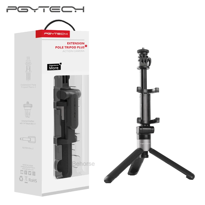 PGYTECH DJI OSMO ACTION Extension Pole Tripod Plus Selfie Stick for Insta360 One X / Gopro Hero 9 Black Sport Camera Accessories
PGYTECH DJI OSMO ACTION Extension Pole Tripod Plus Selfie Stick for Insta360 One X / Gopro Hero 9 Black Sport Camera Accessories