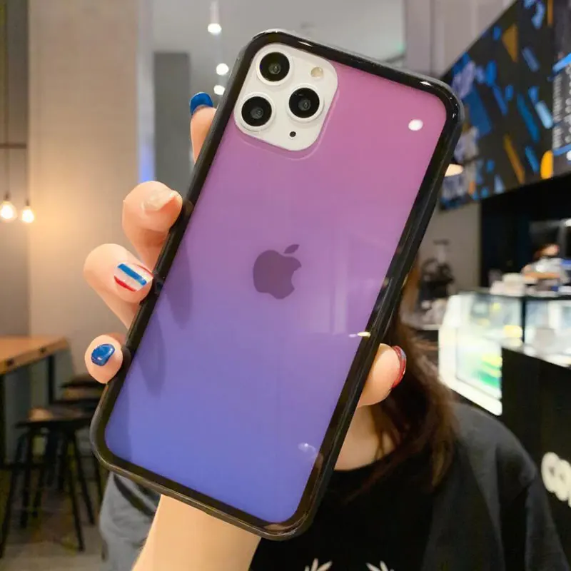 For iPhone 11 pro max Case Color Gradient TPU Material Phone Bumpers For iPhone 7 XR X 6s Case
For iPhone 11 pro max Case Color Gradient TPU Material Phone Bumpers For iPhone 7 XR X 6s Case